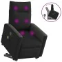 Sillón reclinable de masaje elevable tela negro de , Sillones - Ref: Foro24-3324061, Precio: 289,37 €, Descuento: %