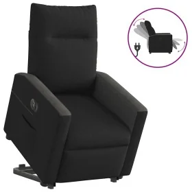 Sillón eléctrico reclinable elevable de tela negro de , Sillones - Ref: Foro24-3324068, Precio: 325,66 €, Descuento: %