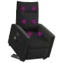 Sillón de masaje eléctrico reclinable elevable tela negro de , Sillones - Ref: Foro24-3324075, Precio: 340,14 €, Descuento: %