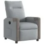 Sillón reclinable eléctrico tela gris claro de , Sillones - Ref: Foro24-3324080, Precio: 242,81 €, Descuento: %