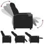 Sillón reclinable eléctrico de tela negro de , Sillones - Ref: Foro24-3324082, Precio: 240,46 €, Descuento: %