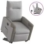 Sillón reclinable elevable de tela gris nube de , Sillones - Ref: Foro24-3324089, Precio: 268,64 €, Descuento: %