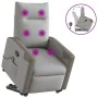Sillón de masaje reclinable de pie de tela gris nube by , Armchairs - Ref: Foro24-3324094, Price: 288,65 €, Discount: %