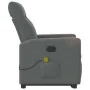 Silla de masaje reclinable de pie de tela gris oscuro de , Sillones - Ref: Foro24-3324096, Precio: 287,59 €, Descuento: %