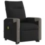 Sillón de masaje eléctrico reclinable elevable tela negro de , Sillones - Ref: Foro24-3324107, Precio: 337,89 €, Descuento: %