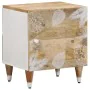 Mesita de noche de madera maciza de mango 40x33,5x46 cm de , Mesitas de noche - Ref: Foro24-4018660, Precio: 53,45 €, Descuen...