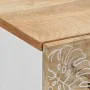 Mesita de noche de madera maciza de mango 40x33,5x46 cm de , Mesitas de noche - Ref: Foro24-4018660, Precio: 53,45 €, Descuen...