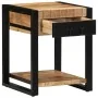 Mesa auxiliar madera maciza de mango rugosa 40x40x50 cm by , Side tables - Ref: Foro24-4015941, Price: 95,97 €, Discount: %