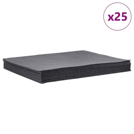 Almohadillas absorbentes de aceite 25 uds gris 40x50 cm de , Cera y productos de limpieza de muebles - Ref: Foro24-4104709, P...