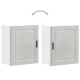 Armarios pared para cocina 2 uds Porto gris hormigón de , Armarios de cocina - Ref: Foro24-854046, Precio: 100,66 €, Descuent...