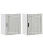 Armarios pared para cocina 2 uds Porto gris sonoma de , Armarios de cocina - Ref: Foro24-854050, Precio: 103,70 €, Descuento: %
