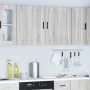 Armarios pared para cocina 2 uds Porto gris sonoma de , Armarios de cocina - Ref: Foro24-854050, Precio: 103,70 €, Descuento: %