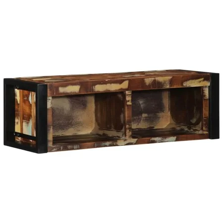 Mueble de TV multicolor 80x30x25 cm madera maciza reciclada de , Almacenamiento para CD y DVD - Ref: Foro24-4015934, Precio: ...