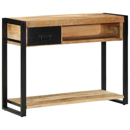 Mesa consola madera maciza mango 100x35x75 cm by , console tables - Ref: Foro24-4015929, Price: 164,96 €, Discount: %