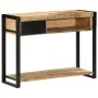 Mesa consola madera maciza mango 100x35x75 cm by , console tables - Ref: Foro24-4015929, Price: 164,96 €, Discount: %