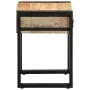Mesa auxiliar madera maciza de mango rugosa 35x35x50 cm de , Mesas auxiliares - Ref: Foro24-4015943, Precio: 80,17 €, Descuen...