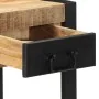 Mesa auxiliar madera maciza de mango rugosa 35x35x50 cm de , Mesas auxiliares - Ref: Foro24-4015943, Precio: 80,17 €, Descuen...