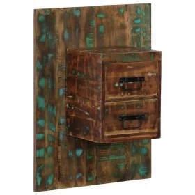 Mesilla de noche multicolor 60x32x80 cm madera maciza reciclada de , Mesitas de noche - Ref: Foro24-4017531, Precio: 107,04 €...