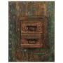 Mesilla de noche multicolor 60x32x80 cm madera maciza reciclada de , Mesitas de noche - Ref: Foro24-4017531, Precio: 107,04 €...