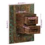 Mesilla de noche multicolor 60x32x80 cm madera maciza reciclada de , Mesitas de noche - Ref: Foro24-4017531, Precio: 107,04 €...