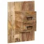 Mesita de noche madera maciza de mango 60x32x80 cm de , Mesitas de noche - Ref: Foro24-4017527, Precio: 91,48 €, Descuento: %