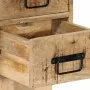 Mesita de noche madera maciza de mango 60x32x80 cm de , Mesitas de noche - Ref: Foro24-4017527, Precio: 91,48 €, Descuento: %