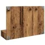 Mueble con espejo y LED madera vieja 90x31,5x62 cm de , Tocadores de baño - Ref: Foro24-857005, Precio: 81,76 €, Descuento: %