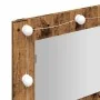 Mueble con espejo y LED madera vieja 90x31,5x62 cm de , Tocadores de baño - Ref: Foro24-857005, Precio: 81,76 €, Descuento: %