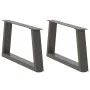 Patas para mesa comedor forma V 2 uds antracita 50x(30-31,3) cm de , Patas para mesas - Ref: Foro24-4012530, Precio: 56,70 €,...