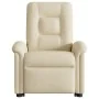 Silla de masaje reclinable de pie de tela color crema de , Sillones - Ref: Foro24-3303272, Precio: 325,08 €, Descuento: %