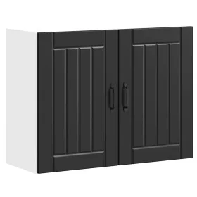 Armario de pared de cocina Lucca madera ingeniería negra de , Armarios de cocina - Ref: Foro24-853828, Precio: 76,24 €, Descu...