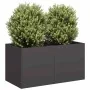 Jardinera de acero laminado en frío negro 80x40x40 cm de , Maceteros y jardineras - Ref: Foro24-860668, Precio: 74,39 €, Desc...