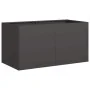 Jardinera de acero laminado en frío negro 80x40x40 cm de , Maceteros y jardineras - Ref: Foro24-860668, Precio: 74,39 €, Desc...
