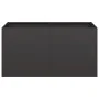 Jardinera de acero laminado en frío negro 80x40x40 cm de , Maceteros y jardineras - Ref: Foro24-860668, Precio: 74,39 €, Desc...