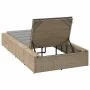 Tumbona con cojín flotante ratán sintético beige de , Tumbonas - Ref: Foro24-4104205, Precio: 246,82 €, Descuento: %
