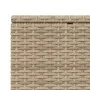 Tumbona con cojín flotante ratán sintético beige de , Tumbonas - Ref: Foro24-4104205, Precio: 246,82 €, Descuento: %