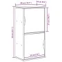 Mueble auxiliar ODDA 40x24x79 cm madera maciza de pino von , Sideboards - Ref: Foro24-4103591, Preis: 60,73 €, Rabatt: %