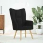 Sillón de relax de tela negro de , Sillones - Ref: Foro24-4016769, Precio: 97,79 €, Descuento: %