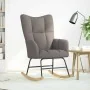 Silla mecedora de tela gris taupe de , Mecedoras - Ref: Foro24-4016795, Precio: 127,06 €, Descuento: %