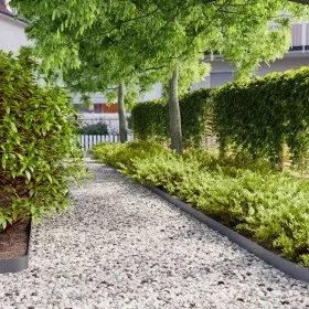 Bordes césped 50 uds antracita 10x103 cm acero laminado frío by , Garden edging and edging - Ref: Foro24-860138, Price: 106,6...