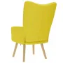 Sillón de relax de tela amarillo clara de , Sillones - Ref: Foro24-4016776, Precio: 100,58 €, Descuento: %