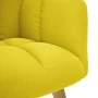Sillón de relax de tela amarillo clara de , Sillones - Ref: Foro24-4016776, Precio: 100,58 €, Descuento: %