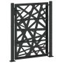Puerta de jardín de acero negra diseño luminoso 105x130 cm by , garden gates - Ref: Foro24-4100950, Price: 221,07 €, Discount: %