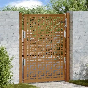 Puerta de jardín diseño en cruz de acero desgastado 105x130 cm von , Gartentore - Ref: Foro24-4101005, Preis: 207,26 €, Rabat...