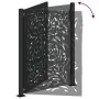 Puerta de jardín diseño llama acero negro 105x130 cm de , Puertas de jardín - Ref: Foro24-4100990, Precio: 208,07 €, Descuent...