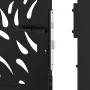 Puerta de jardín diseño llama acero negro 105x130 cm de , Puertas de jardín - Ref: Foro24-4100990, Precio: 208,07 €, Descuent...
