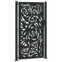 Puerta de jardín diseño llama acero negro 105x180 cm de , Puertas de jardín - Ref: Foro24-4100992, Precio: 255,58 €, Descuent...