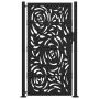 Puerta de jardín diseño llama acero negro 105x180 cm de , Puertas de jardín - Ref: Foro24-4100992, Precio: 255,58 €, Descuent...