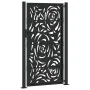 Puerta de jardín diseño llama acero negro 105x180 cm de , Puertas de jardín - Ref: Foro24-4100992, Precio: 255,58 €, Descuent...
