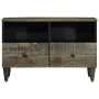 Mueble de TV madera maciza de mango gris claro 70x33,5x46 cm de , Almacenamiento para CD y DVD - Ref: Foro24-4017793, Precio:...